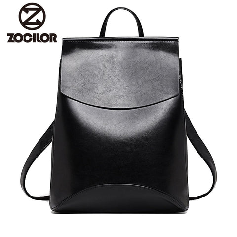Zocilor Minimalist Women's Leather Backpack - AVENUE 72